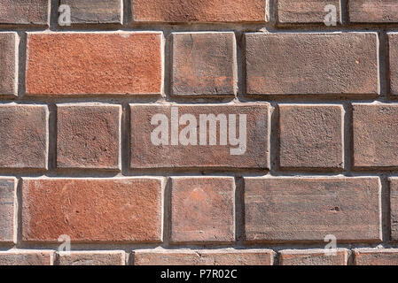 Background from a dusky red brickwall Stock Photo