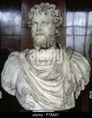 Septimius Severus. 21st Roman emperor from 193-211. Severan dynasty ...