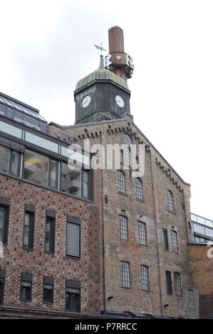 Norway. Oslo. Exterior of Ringnes beer factory. Stock Photo