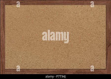 Bulletin cork boards wooden frame Stock Photo