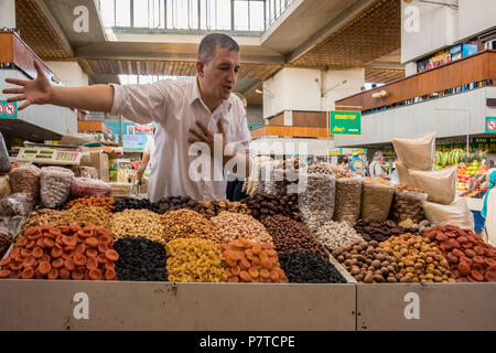 Green Bazaar, Almaty, Kazakhstan Stock Photo