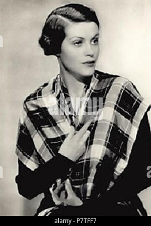 Sybille Schmitz . 1930s 359 Sybille Schmitz Yva Stock Photo