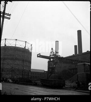 USA, Cincinnati/OH: Hafen; Gebäude am Hafen. February 1938 85 CH-NB - USA, Cincinnati-OH- Hafen - Annemarie Schwarzenbach - SLA-Schwarzenbach-A-5-10-075 Stock Photo