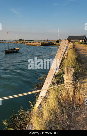 newtown creek and river, isle of wight, england, united kingdom. Stock Photo