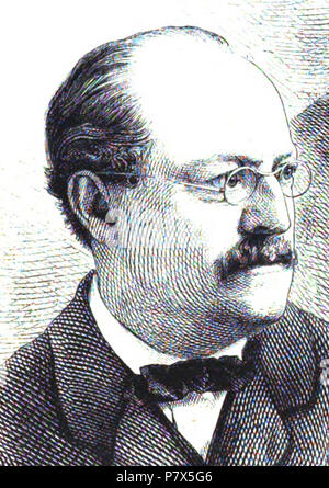 Deutsch: Ernst Dohm, Schriftsteller in Berlin im 19. Jh. 1867 147 Ernst Dohm (GL 1867-1 S 205 A Neumann) Stock Photo