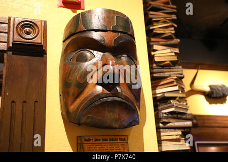 African Voodoo Mask Stock Photo