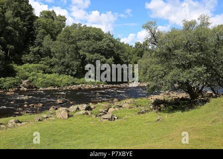 PENNINES IN COUNTY DURHAM Stock Photo