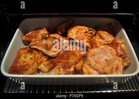 Thai people preparing and creative fusion food in kitchen room at Perth, Australia Stock Photo