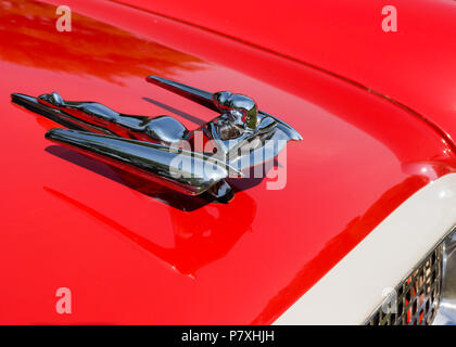 Nash Metropolitan Flying Lady Hood Ornament. Classic American car Stock ...