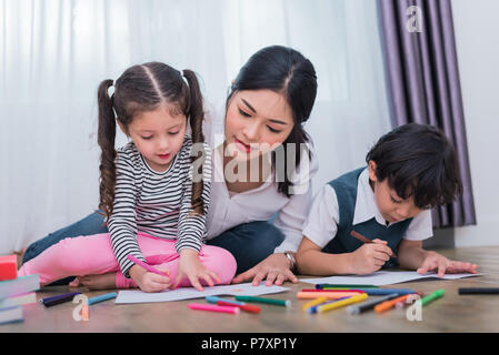 Teaching in an elementary school Stock Vector Images - Alamy