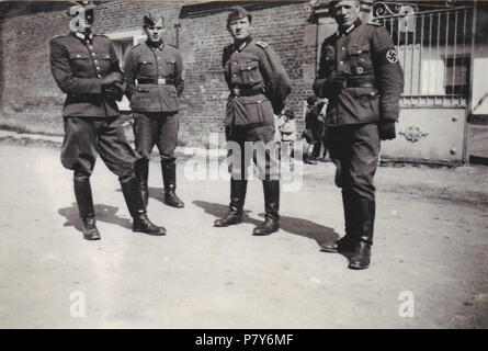 187 Haudivillers German Troops WWII Stock Photo