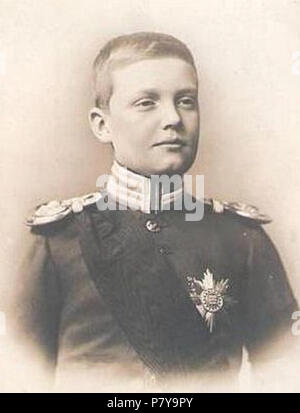 Deutsch: Kronprinz Georg von Sachsen um 1905 . circa 1905 236 Kronprinz Georg von Sachsen um 1905 Stock Photo