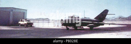 4477th Test and Evaluation Squadron - MiG-17F Taxiing. Stock Photo