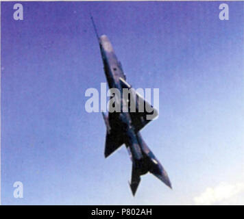 4477th Test and Evaluation Squadron - MiG-21 Looping. Stock Photo