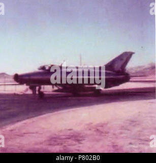 4477th Test and Evaluation Squadron - MiG-21 Parked. Stock Photo