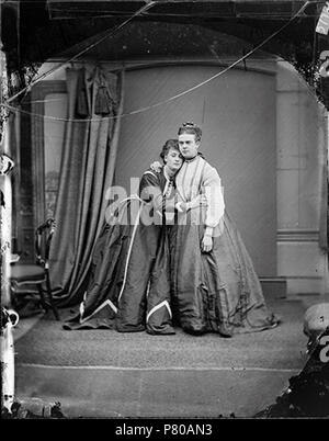 English: Refer to restored version for description. 1869 301 Park and Boulton (Fanny and Stella) uncropped Stock Photo