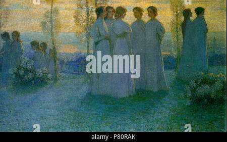 English: Dimanche (Sunday }. 1898 346 Sidaner dimanche Stock Photo
