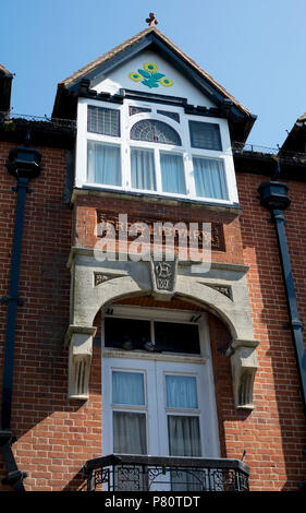 Former Free Library building, High Street, Abingdon, Oxfordshire, England, UK Stock Photo