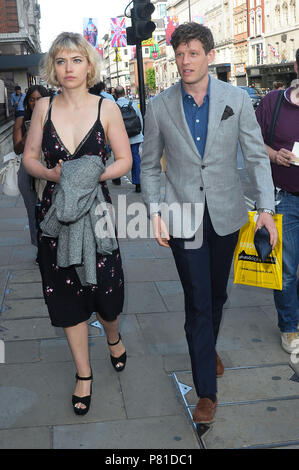 Royal Academy of Arts Summer Exhibition Party 2018 in London  Featuring: Imogen Poots (L) and James Norton Where: London, United Kingdom When: 07 Jun 2018 Credit: WENN.com Stock Photo