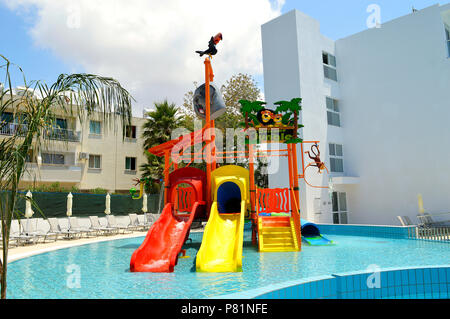 Children's swimming pool at Sunconnect Sofianna resort Stock Photo