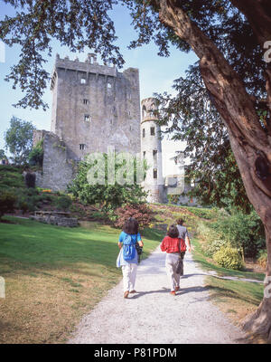 Castle keep and tower, Blarney Castle, Blarney, County Cork, Republic of Ireland Stock Photo