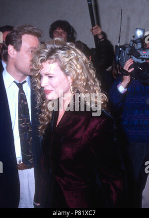 WESTWOOD, CA - FEBRUARY 6: Actress Kim Basinger  attends the 'Final Analysis' Westwood Premiere on February 6, 1992 at the Mann Bruin Theatre in Westwood, California. Photo by Barry King/Alamy Stock Photo Stock Photo