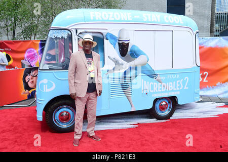 Samuel L. Jackson arrives at the UK premiere of Incredibles 2 at BFI Southbank in London. Stock Photo