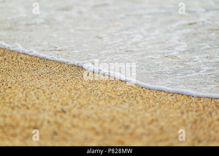close up photo of the sand on he coast Stock Photo