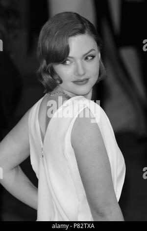 Holliday Grainger attends the EE British Academy Film Awards at the