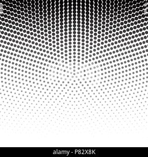 Vector dots halftone. Black dots on white background. texture round Stock Vector