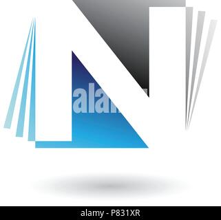 letter u triangle stripes colorful line logo vector Stock Vector Image ...
