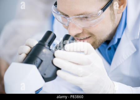Scientist Doing Research in Laboratory Stock Photo