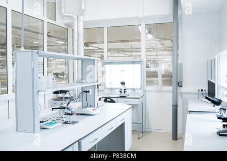 Modern Laboratory Interior Stock Photo