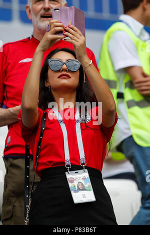 Samara, Russia. 7th July, 2018. X during the 2018 FIFA World Cup Quarter Final match between Sweden and England at Samara Arena on July 7th 2018 in Samara, Russia. (Photo by Daniel Chesterton/phcimages.com) Credit: PHC Images/Alamy Live News Stock Photo