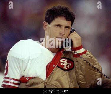 San Francisco, California, USA. 18th Dec, 1988. San Francisco 49ers vs Los  Angles Rams at Candlestick Park Sunday, December 18, 1988. Rams Beat 49ers  38-16. Los Angles Ram linebacker Carl Ekern (55)