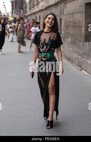 Camila Coelho attends Christian Dior show, Womenswear SS 2020 during Paris  Fashion Week in Paris, France