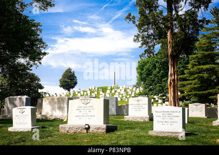 Arlington National Cemetery, Arlington, Virginia. Stock Photo