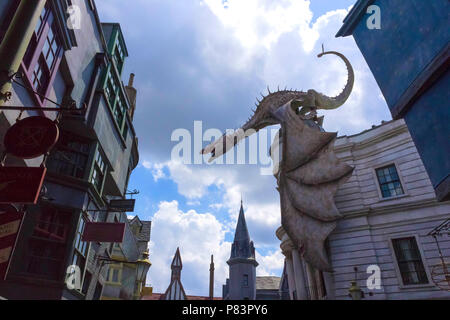 Harry Potter Gringotts Dragon Editorial Stock Photo - Image of