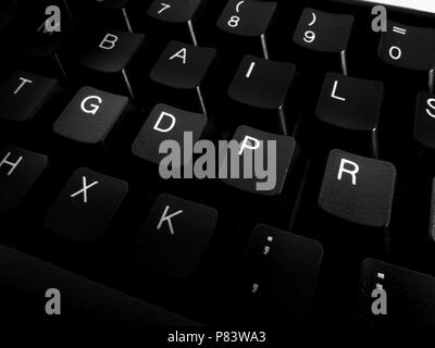 gdpr security text on keyboard Stock Photo