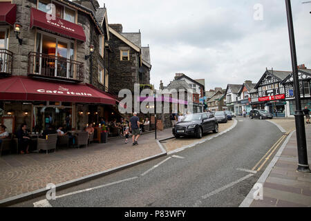 Town centre Windermere Cumbria England UK United Kingdom 