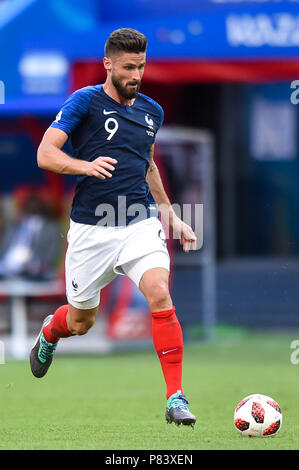 Olivier Giroud of France  during the 2018 FIFA World Cup Russia Round of 16 match between France and Argentina at Kazan Arena on June 30, 2018 in Kazan, Russia. (Photo by Lukasz Laskowski/PressFocus/MB Media) Stock Photo