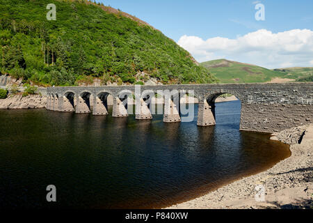 Garreg Ddu Dam Elan Valley Rhayader Powys Wales UK Stock Photo