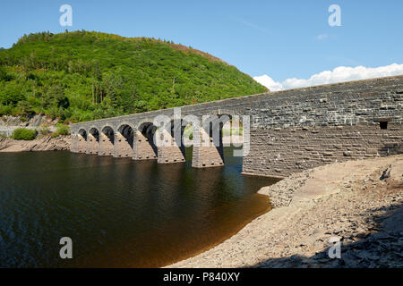 Garreg Ddu Dam Elan Valley Rhayader Powys Wales UK Stock Photo