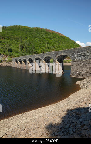 Garreg Ddu Dam Elan Valley Rhayader Powys Wales UK Stock Photo