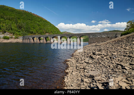 Garreg Ddu Dam Elan Valley Rhayader Powys Wales UK Stock Photo