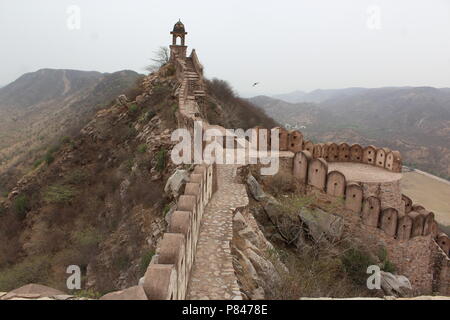 The third largest wall in the world and an ancient town still living in and around its ramparts. Stock Photo