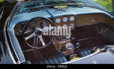 GROSSE POINTE SHORES, MI/USA - JUNE 17, 2018: A 1961 Chevrolet Corvette Mako Shark I XP-755 Concept car at the EyesOn Design car show. Stock Photo