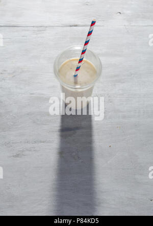 567 Banana Milkshake Plastic Cup Royalty-Free Images, Stock Photos