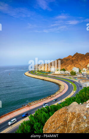 landscape at muttrah muscat oman Stock Photo