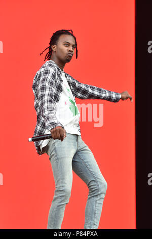 Playboi Carti performs at the Wireless Music Festival, Finsbury